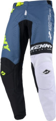 Pantaloni Moto MX/Enduro Track Zoom Petrol Blue/Black/Yellow/White 25