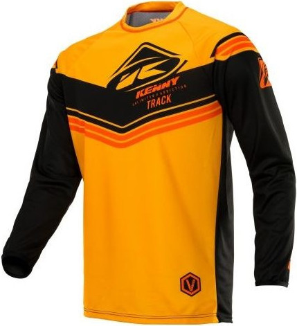 Tricou Enduro S20 Track Victory Black/Orange