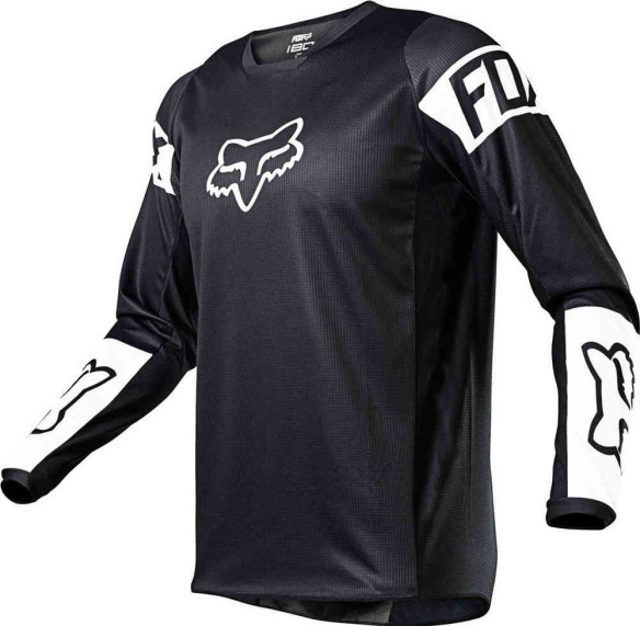 Tricou Enduro 180 REVN Black/White