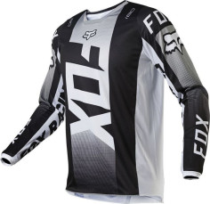 Tricou Moto MX 180 Oktiv Black/White