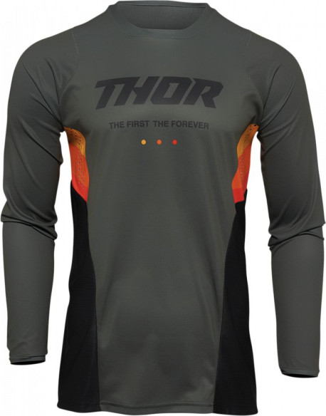 Tricou Enduro Pulse React Army Green/Black