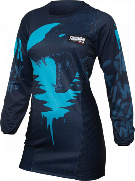 Tricou Enduro Dama Counting Sheep Aqua