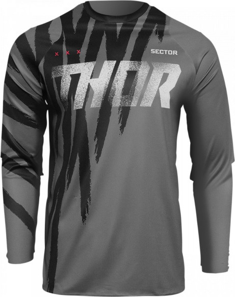 Tricou Enduro Sector Tear Gray/Black