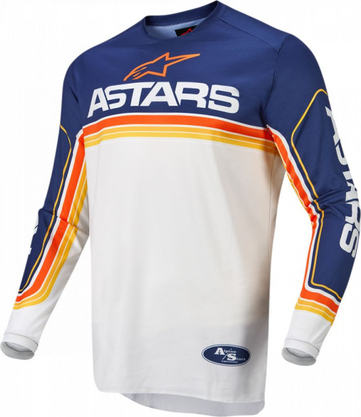 Tricou Enduro Fluid Speed Bl/Wt/Or