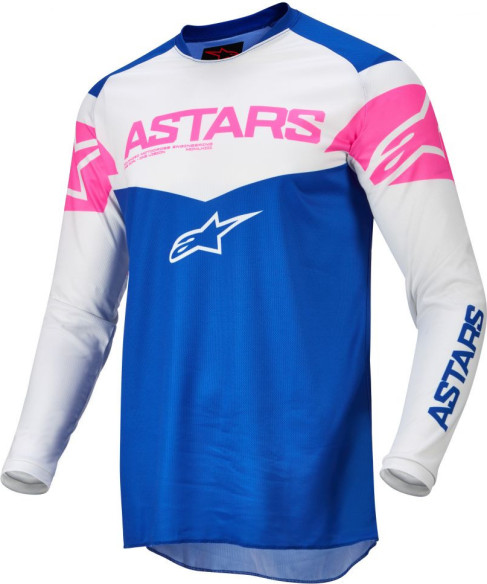 Tricou Enduro Fluid Tripple Bl/Wt/Pk