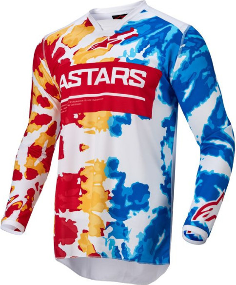Tricou Enduro Racer Squad Wt/R/Yl