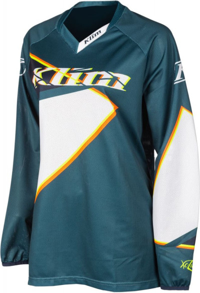Tricou Enduro Dama XC Lite Shattered Petrol