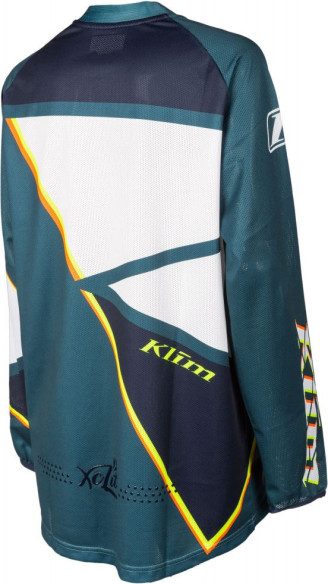 Tricou Enduro Dama XC Lite Shattered Petrol