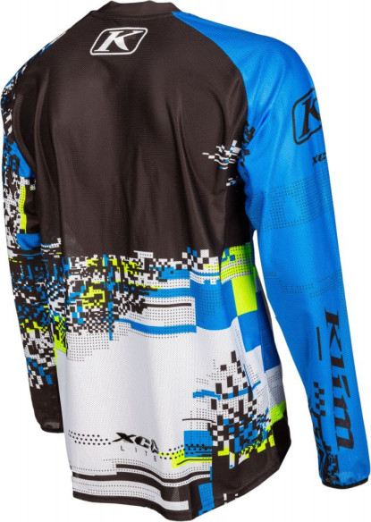 Tricou Enduro XC Lite Digital Chaos Blue