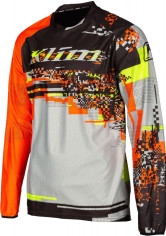 Tricou Enduro XC Lite Digital Chaos Orange
