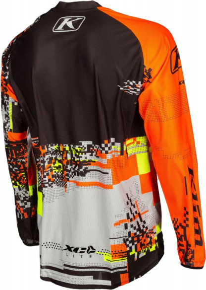 Tricou Enduro XC Lite Digital Chaos Orange