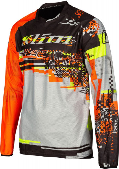 Tricou Enduro XC Lite Digital Chaos Orange