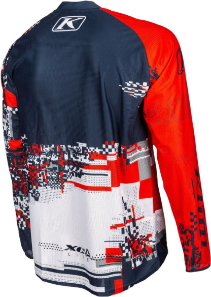 Tricou Enduro XC Lite Digital Chaos Red
