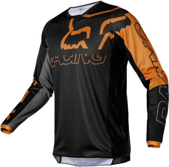 Tricou Enduro 180 Skew Black/Orange