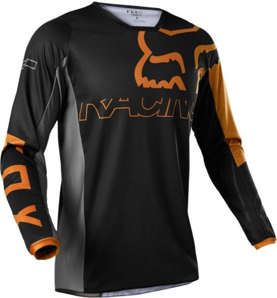 Tricou Enduro 180 Skew Black/Orange