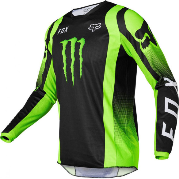 Tricou Enduro 180 Monster Black/Green