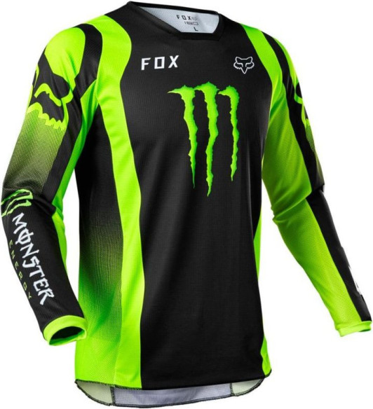 Tricou Enduro 180 Monster Black/Green