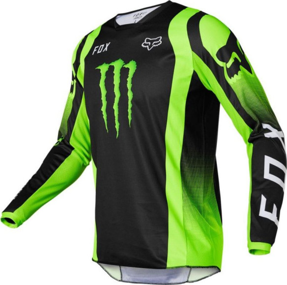 Tricou Enduro 180 Monster Black/Green