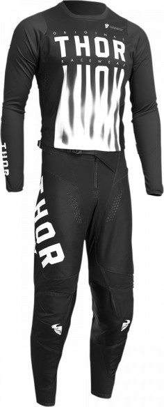 Tricou Enduro Pulse Vapor Black/White