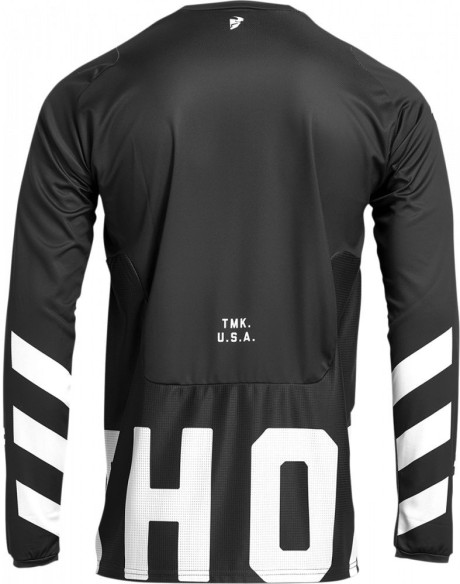 Tricou Enduro Pulse Vapor Black/White