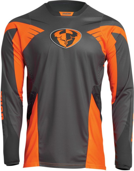 Tricou Enduro Pulse 04 Le Charcoal/Orange