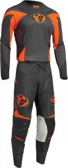 Tricou Enduro Pulse 04 Le Charcoal/Orange