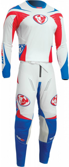 Tricou Enduro Pulse 04 Le Red/White/Blue