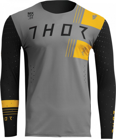 Tricou Enduro Prime Strike Black/Lemon