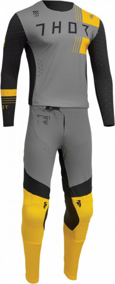 Tricou Enduro Prime Strike Black/Lemon
