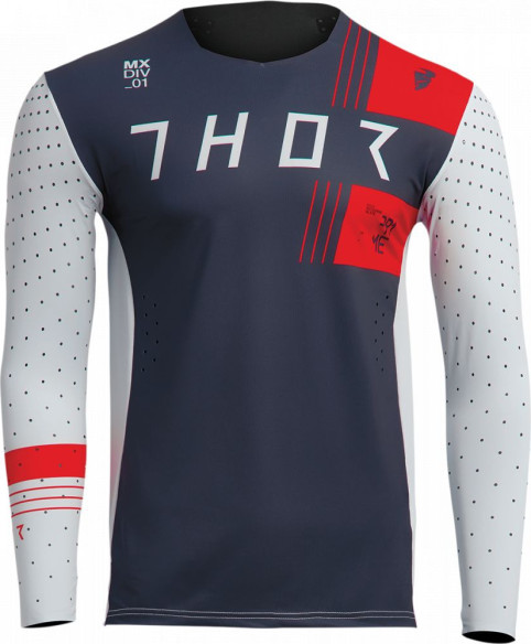 Tricou Enduro Prime Strike Midnight/Red