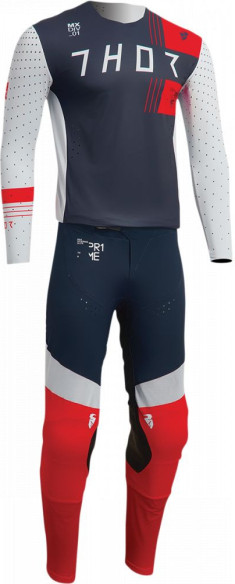 Tricou Enduro Prime Strike Midnight/Red