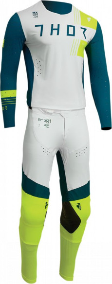 Tricou Enduro Prime Strike Teal/Acid