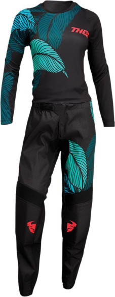 Tricou Enduro Dama Sector Urth Black/Teal