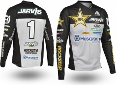 Tricou Enduro Rockstar Jarvis Replica Gold