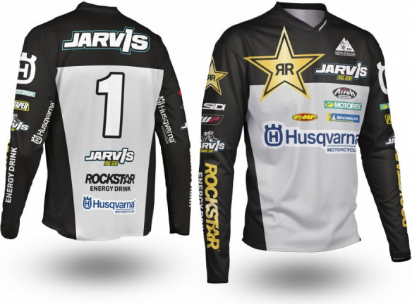 Tricou Enduro Rockstar Jarvis Replica Gold