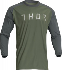 Tricou Moto Enduro Terrain Army/Charcoal 23