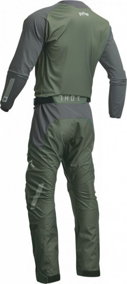 Tricou Moto Enduro Terrain Army/Charcoal 23