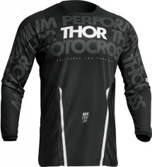 Tricou Moto Enduro Pulse Mono Black/White 23