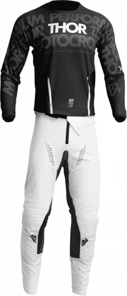 Tricou Moto Enduro Pulse Mono Black/White 23