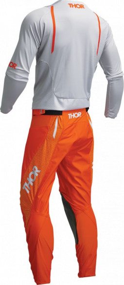 Tricou Moto Enduro Pulse Mono Gray/Orange 23