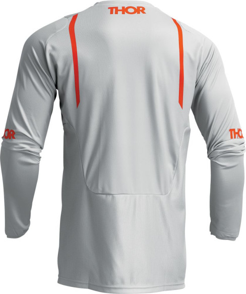 Tricou Moto Enduro Pulse Mono Gray/Orange 23
