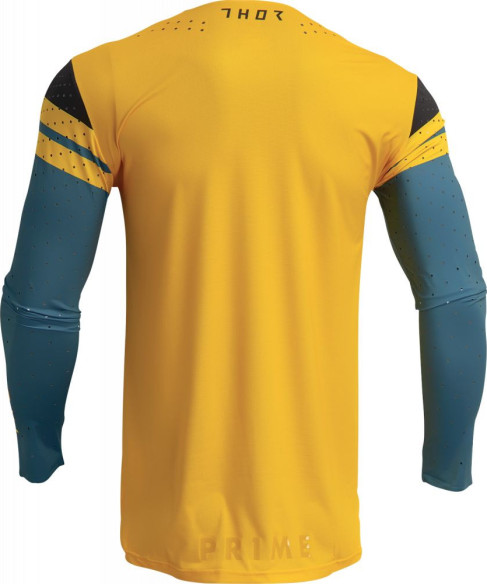 Tricou Moto Enduro Prime Rival Teal/Yellow 23