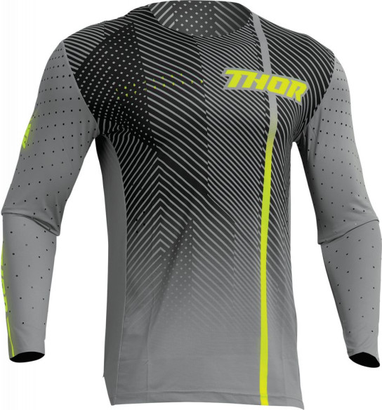 Tricou Moto Enduro Prime Tech Gray/Black 23