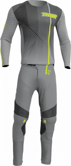 Tricou Moto Enduro Prime Tech Gray/Black 23