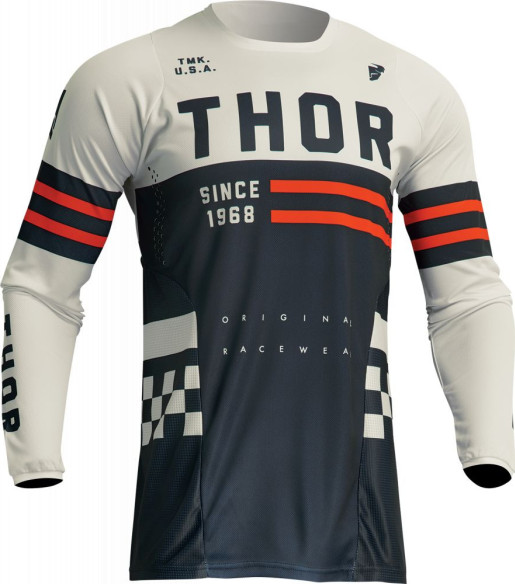 Tricou Moto Enduro Pulse Combat Midnight/White 23