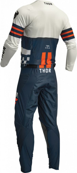 Tricou Moto Enduro Pulse Combat Midnight/White 23