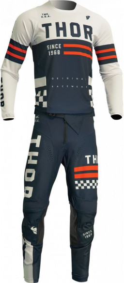 Tricou Moto Enduro Pulse Combat Midnight/White 23