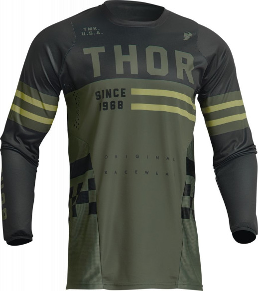 Tricou Moto Enduro Pulse Combat Army Green 23