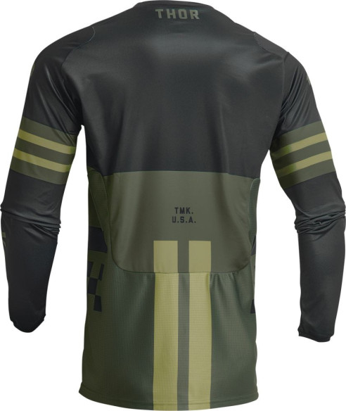 Tricou Moto Enduro Pulse Combat Army Green 23