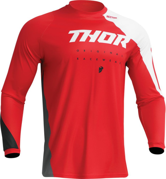 Tricou Moto Enduro Sector Edge Red/White 23